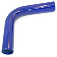 Алюминиевая труба ∠90° Ø70 мм (длина 600 мм) (синий)