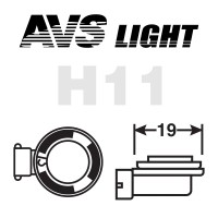 Лампы галогенные «AVS SIRIUS NIGHT WAY» H11 (55W)